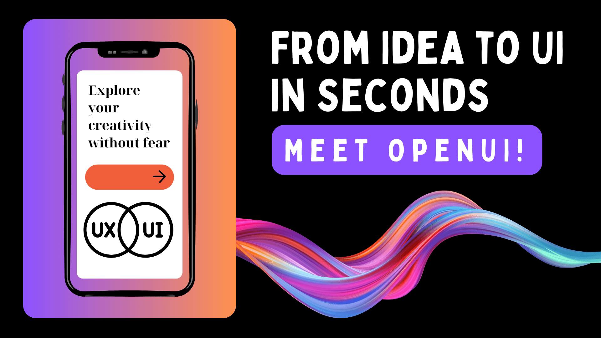Design UIs with Words! ✨ OpenUI is Here!