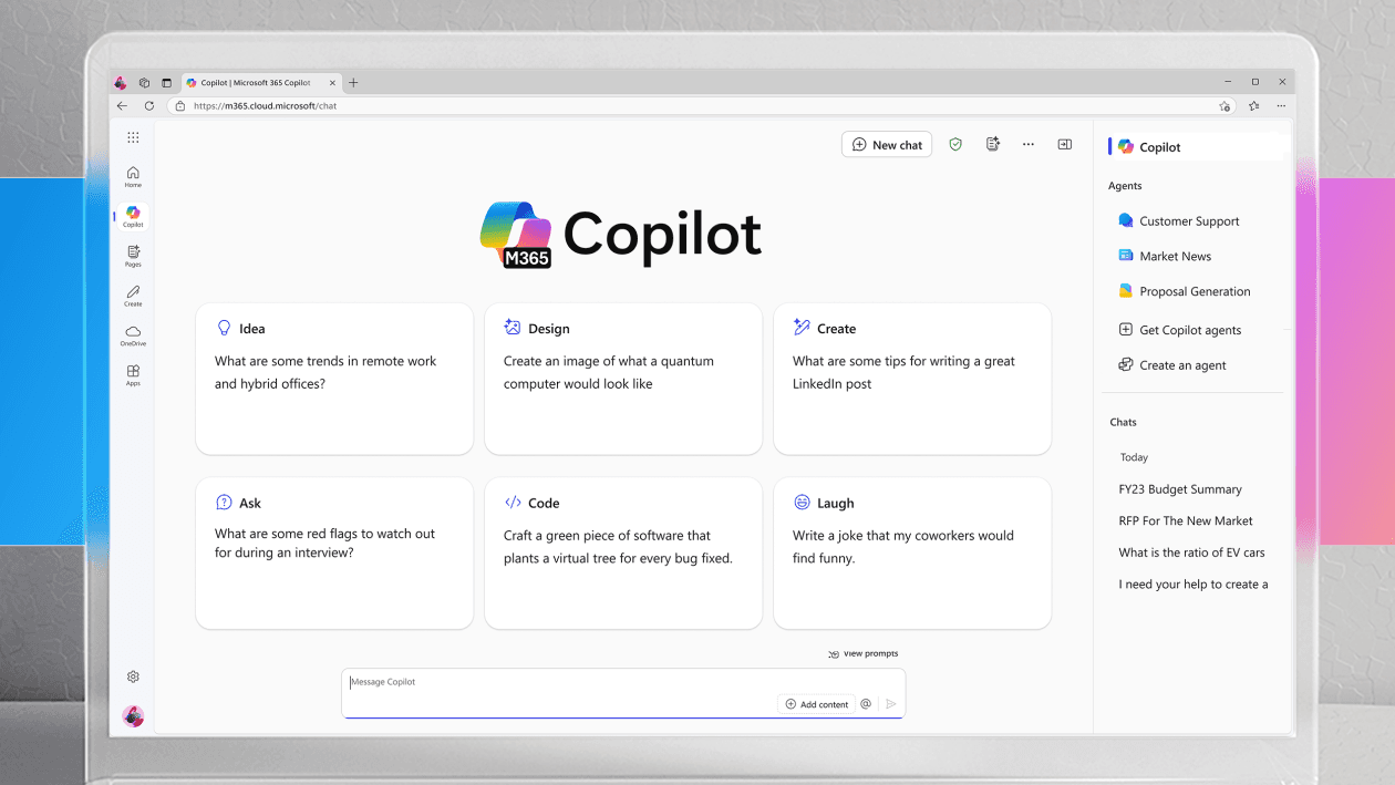 Microsoft 365 Copilot Chat: Empowering Every Employee with AI Agents